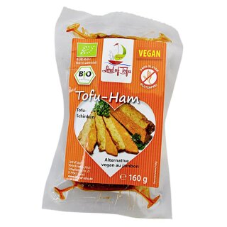 Lord of Tofu Tofu-Ham Vegane Schinken-Alternative Alternative au jambon - Bio - 160g x 5  - 5er Pack VPE