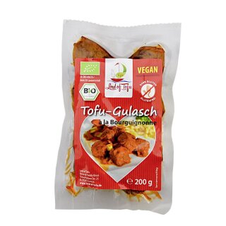 Lord of Tofu Tofu-Gulasch à la Bourguignonne - Bio - 200g x 5  - 5er Pack VPE