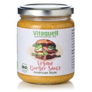 Vitaquell Vegane Burger Sauce American Style - Bio - 235ml x 6  - 6er Pack VPE