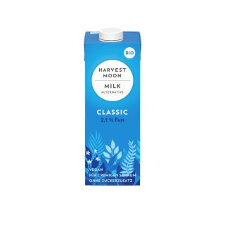 Harvest Moon Milk Alternative UHT Classic 2,1% - Bio - 1l x 8  - 8er Pack VPE