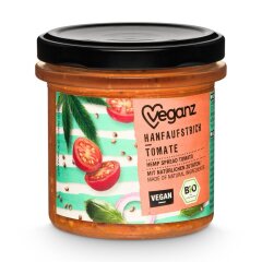 Veganz Hanfaufstrich Tomate - Bio - 140g x 6  - 6er Pack VPE