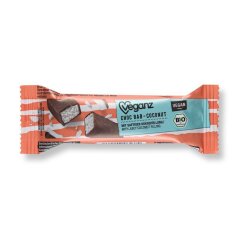 Veganz Choc Bar Coconut - Bio - 40g x 18  - 18er Pack VPE