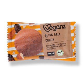 Veganz Bliss Ball Cocoa - Bio - 42g x 5  - 5er Pack VPE