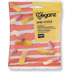 Veganz Sour Sticks - 100g x 10  - 10er Pack VPE