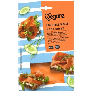 Veganz Sea Style Slices Wild & Smoky - 80g x 6  - 6er Pack VPE