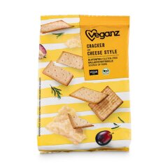 Veganz Cracker Cheese Style - Bio - 100g x 5  - 5er Pack VPE