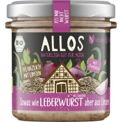 Allos Iss mir nicht Wurst Leberwurst mit Zwiebel - Bio -...
