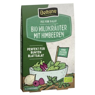 Beltane Fix Für Salat Wildkräuter mit Himbeeren - Bio - 27,9g