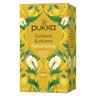 Pukka Goldene Kurkuma - Bio - 36g x 4  - 4er Pack VPE