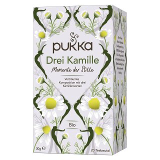Pukka Kamillentee Drei Kamille 20 Teebeutel - Bio - 30g x 4  - 4er Pack VPE