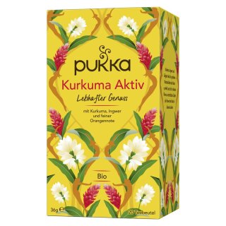 Pukka Kurkuma Aktiv - Bio - 36g x 4  - 4er Pack VPE
