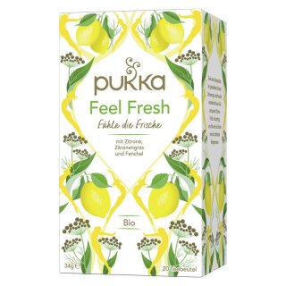 Pukka Kräutertee Feel Fresh 20 Teebeutel - Bio - 34g x 4  - 4er Pack VPE