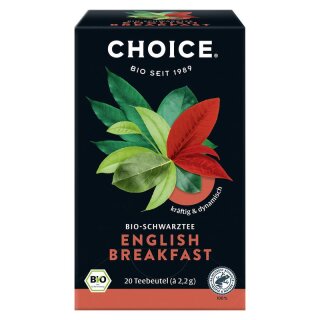 Choice Yogi Tea CHOICE English Breakfast Bio - Bio - 44g x 6  - 6er Pack VPE