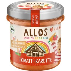Allos Entdeckerkleckse Tomate Karotte - Bio - 140g x 6  -...
