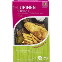 alberts Lupinen Schnitzel - Bio - 200g x 6  - 6er Pack VPE