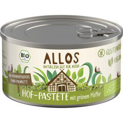 Allos Hof-Pastete Grüner Pfeffer - Bio - 125g x 12...