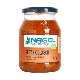 Nagel Tofu Seitan Gulasch Mehrweg Glas - Bio - 480g