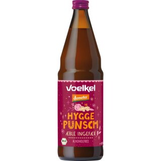 Voelkel Hygge Punsch Apfel Ingwer - Bio - 0,75l x 6  - 6er Pack VPE