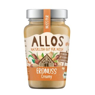 Allos Nuss Pur Erdnuss Creamy - Bio - 340g