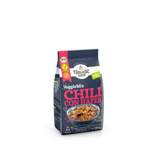 Bauckhof VeggieMix Chili con Hafer glutenfrei - Bio - 160g x 6  - 6er Pack VPE