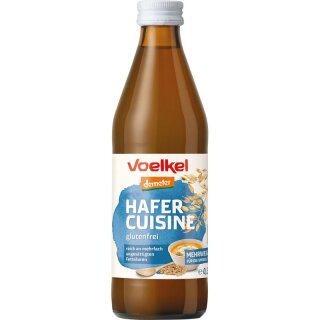 Voelkel Hafer Cuisine glutenfrei - Bio - 0,33l x 10  - 10er Pack VPE