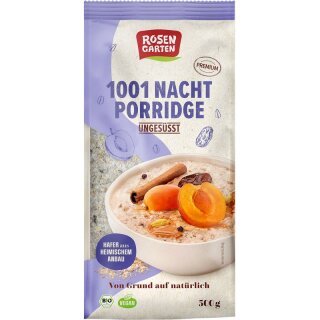 Rosengarten 1001-Nacht Porridge ungesüßt - Bio - 500g