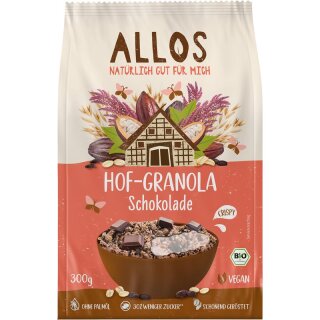 Allos Hof-Granola Schokolade - Bio - 300g x 6  - 6er Pack VPE