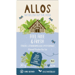 Allos Feel Free & Fresh Tee - Bio - 30g x 4  - 4er...