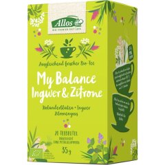 Allos My Balance Ingwer & Zitrone Tee - Bio - 35g x 4...