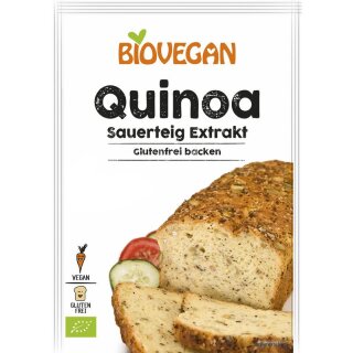 Biovegan Quinoa Sauerteig Extrakt BIO - Bio - 20g x 12  - 12er Pack VPE