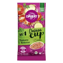 Davert Quinoa-Cup Tomate-Kräuter - Bio - 65g x 8  -...