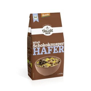 Bauckhof Hafer Müzli Schokoknusper Demeter - Bio - 425g x 8  - 8er Pack VPE