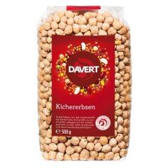 Davert Kichererbsen - Bio - 500g x 8  - 8er Pack VPE