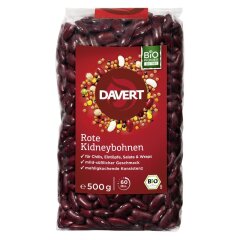 Davert Rote Kidneybohnen Fair Trade IBD - Bio - 500g x 8...