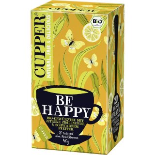 Cupper Be Happy Gewürtztee - Bio - 40g x 4  - 4er Pack VPE