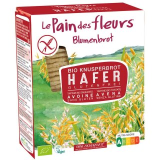 Blumenbrot Knusperbrot Hafer - Bio - 150g x 6  - 6er Pack VPE