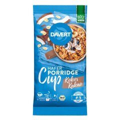 Davert Porridge-Cup Kokos-Kakao - Bio - 65g x 8  - 8er...