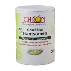 Chiron Geschälte Hanfsamen klein - Bio - 200g x 6  -...