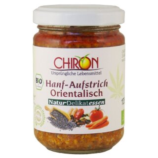 Chiron Hanfaufstrich Orientalisch - Bio - 135g x 6  - 6er Pack VPE