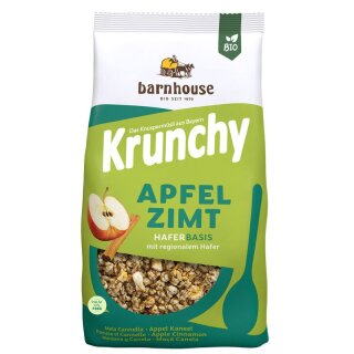 Barnhouse Krunchy Apfel-Zimt - Bio - 375g x 6  - 6er Pack VPE