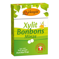 Birkengold Bonbons Minze - 30g x 12  - 12er Pack VPE