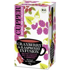Cupper Cranberry & Raspberry Infusion - Bio - 50g x 4...