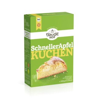 Bauckhof Schneller Apfelkuchen glutenfrei Bio - Bio - 500g x 6  - 6er Pack VPE