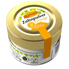 Birkengold Zahnpulver Orange Glas - 30g x 6  - 6er Pack VPE