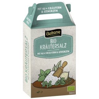 Beltane Kräutersalz Nachfüllpackung glutenfrei lactosefrei - Bio - 300g x 6  - 6er Pack VPE