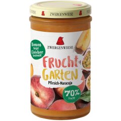 Zwergenwiese FruchtGarten Pfirsich-Maracuja - Bio - 225g...