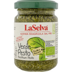LaSelva Verde Pesto Basilikum Würzpaste - Bio - 130g...