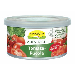 granoVita Veganer Brotaufstrich Tomate-Rucola - 125g x 12...
