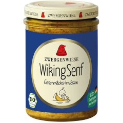 Zwergenwiese Wiking Senf - Bio - 160ml x 6  - 6er Pack VPE