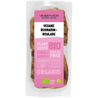 Veggyness Vegane Rosmarin-Roulade - Bio - 175g x 5  - 5er Pack VPE